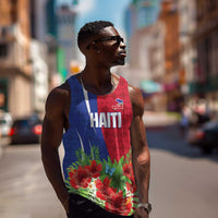Personalized Afro-Haitians Tropical Men Tank Top Fleur-De-Lis Veves Motif - Wonder Print Shop