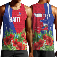 Personalized Afro-Haitians Tropical Men Tank Top Fleur-De-Lis Veves Motif - Wonder Print Shop
