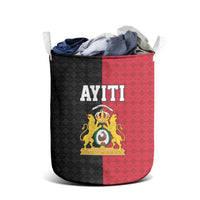 Afro-Haitians Empire of Haiti 1804-1806 Laundry Basket Fleur-De-Lis Veves Motif - Wonder Print Shop