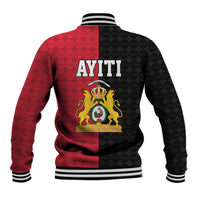 Afro-Haitians Empire of Haiti 1804-1806 Baseball Jacket Fleur-De-Lis Veves Motif - Wonder Print Shop