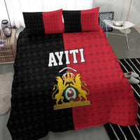 Afro-Haitians Empire of Haiti 1804-1806 Bedding Set Fleur-De-Lis Veves Motif - Wonder Print Shop