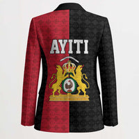 Afro-Haitians Empire of Haiti 1804-1806 Blazer Fleur-De-Lis Veves Motif - Wonder Print Shop