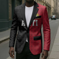 Afro-Haitians Empire of Haiti 1804-1806 Blazer Fleur-De-Lis Veves Motif - Wonder Print Shop