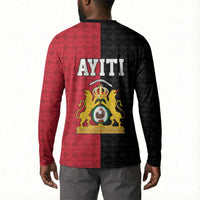 Afro-Haitians Empire of Haiti 1804-1806 Button Sweatshirt Fleur-De-Lis Veves Motif