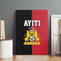 Afro-Haitians Empire of Haiti 1804-1806 Canvas Wall Art Fleur-De-Lis Veves Motif - Wonder Print Shop