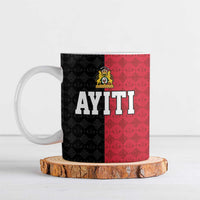 Afro-Haitians Empire of Haiti 1804-1806 Ceramic Mug Fleur-De-Lis Veves Motif - Wonder Print Shop