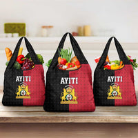 Afro-Haitians Empire of Haiti 1804-1806 Grocery Bag Fleur-De-Lis Veves Motif - Wonder Print Shop