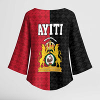 Afro-Haitians Empire of Haiti 1804-1806 Kimono Sleeve Blouse Fleur-De-Lis Veves Motif - Wonder Print Shop