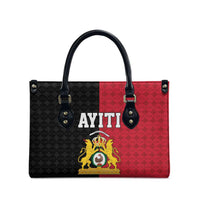 Afro-Haitians Empire of Haiti 1804-1806 Leather Bag Fleur-De-Lis Veves Motif - Wonder Print Shop