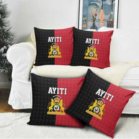 Afro-Haitians Empire of Haiti 1804-1806 Pillow Cover Fleur-De-Lis Veves Motif - Wonder Print Shop