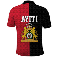 Afro-Haitians Empire of Haiti 1804-1806 Polo Shirt Fleur-De-Lis Veves Motif LT18