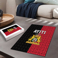 Afro-Haitians Empire of Haiti 1804-1806 Puzzle Fleur-De-Lis Veves Motif - Wonder Print Shop