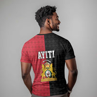 Afro-Haitians Empire of Haiti 1804-1806 T shirt Fleur-De-Lis Veves Motif LT18