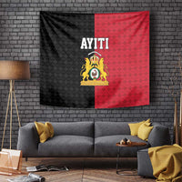 Afro-Haitians Empire of Haiti 1804-1806 Tapestry Fleur-De-Lis Veves Motif - Wonder Print Shop