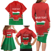 Personalized Bulgaria Liberation Day Family Matching Long Sleeve Bodycon Dress and Hawaiian Shirt Shipka Monument Unity Makes Strength