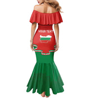 Personalized Bulgaria Liberation Day Family Matching Mermaid Dress and Hawaiian Shirt Shipka Monument Unity Makes Strength
