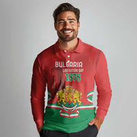 Personalized Bulgaria Liberation Day Long Sleeve Polo Shirt Shipka Monument Unity Makes Strength