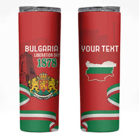 Personalized Bulgaria Liberation Day Skinny Tumbler Shipka Monument Unity Makes Strength - Wonder Print Shop