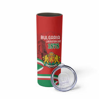 Personalized Bulgaria Liberation Day Skinny Tumbler Shipka Monument Unity Makes Strength - Wonder Print Shop