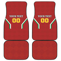 Custom Bulgaria Football Car Mats The Lions Come Champions Red Version