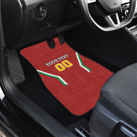 Custom Bulgaria Football Car Mats The Lions Come Champions Red Version