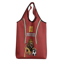 Custom Bulgaria Football Grocery Bag The Lions Come Champions Red Version