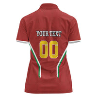 Custom Bulgaria Football Women Polo Shirt The Lions Come Champions Red Version - Wonder Print Shop