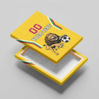 Custom Bulgaria Football Canvas Wall Art The Lions Come Champions Yellow Version