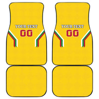 Custom Bulgaria Football Car Mats The Lions Come Champions Yellow Version