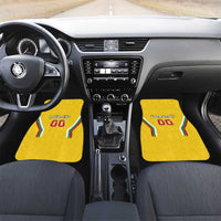 Custom Bulgaria Football Car Mats The Lions Come Champions Yellow Version
