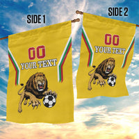 Custom Bulgaria Football Garden Flag The Lions Come Champions Yellow Version