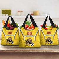 Custom Bulgaria Football Grocery Bag The Lions Come Champions Yellow Version