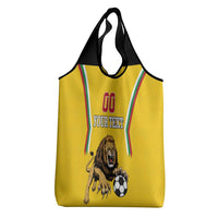Custom Bulgaria Football Grocery Bag The Lions Come Champions Yellow Version