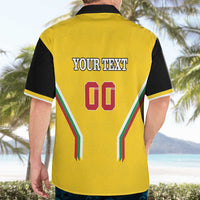 Custom Bulgaria Football Hawaiian Shirt The Lions Come Champions Yellow Version