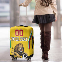 Custom Bulgaria Football Luggage Cover The Lions Come Champions Yellow Version