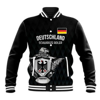 Custom Germany Rugby Baseball Jacket Black Eagles Special Style