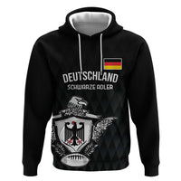 Custom Germany Rugby Hoodie Black Eagles Special Style