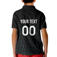 Custom Germany Rugby Kid Polo Shirt Black Eagles Special Style