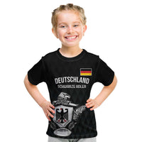 Custom Germany Rugby Kid T Shirt Black Eagles Special Style