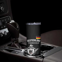 Custom Germany Rugby Skinny Tumbler Black Eagles Special Style - Wonder Print Shop