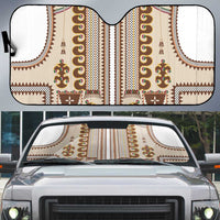 Hutsul Keptar Ukraine Auto Sun Shade Carpathian Folk Embroidery Heritage Style - Wonder Print Shop