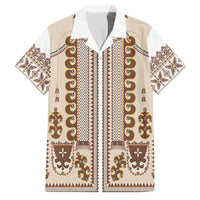 Hutsul Keptar Ukraine Family Matching Tank Maxi Dress and Hawaiian Shirt Carpathian Folk Embroidery Heritage Style