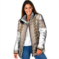 Hutsul Keptar Ukraine Padded Jacket Carpathian Folk Embroidery Heritage Style - Wonder Print Shop