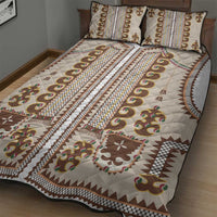 Hutsul Keptar Ukraine Quilt Bed Set Carpathian Folk Embroidery Heritage Style - Wonder Print Shop