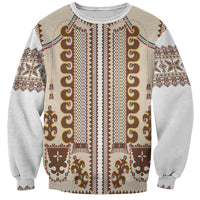 Hutsul Keptar Ukraine Sweatshirt Carpathian Folk Embroidery Heritage Style - Wonder Print Shop