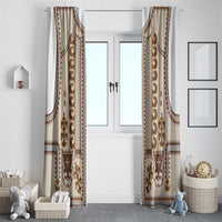 Hutsul Keptar Ukraine Window Curtain Carpathian Folk Embroidery Heritage Style - Wonder Print Shop