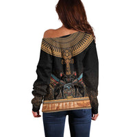 Ankh Egypt Off Shoulder Sweater Ankh Egyptian Hieroglyphs Alphabet