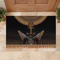 Ankh Egypt Rubber Doormat Ankh Egyptian Hieroglyphs Alphabet