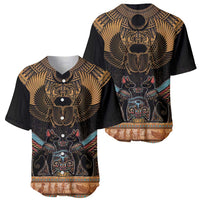 The Scarab Beetle Baseball Jersey Egyptian Hieroglyphs Alphabet