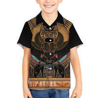 The Scarab Beetle Hawaiian Shirt Egyptian Hieroglyphs Alphabet